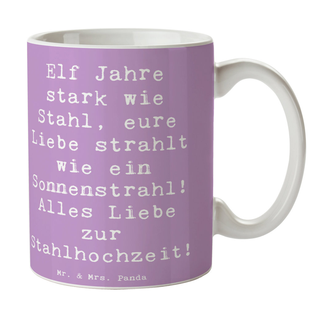 Tasse Spruch 11. Hochzeitstag Stahlhochzeit Tasse, Kaffeetasse, Teetasse, Becher, Kaffeebecher, Teebecher, Keramiktasse, Porzellantasse, Büro Tasse, Geschenk Tasse, Tasse Sprüche, Tasse Motive, Kaffeetassen, Tasse bedrucken, Designer Tasse, Cappuccino Tassen, Schöne Teetassen, Hochzeit, Hochzeitsgeschenk, Ehe, Hochzeitsfeier, Trauung, Trauungsgeschenk, Hochzeitskarte, Verlobungsfeier, Verlobungsgeschenk, Hochzeitsgeschenkideen, Hochzeitsgeschenke für Brautpaar