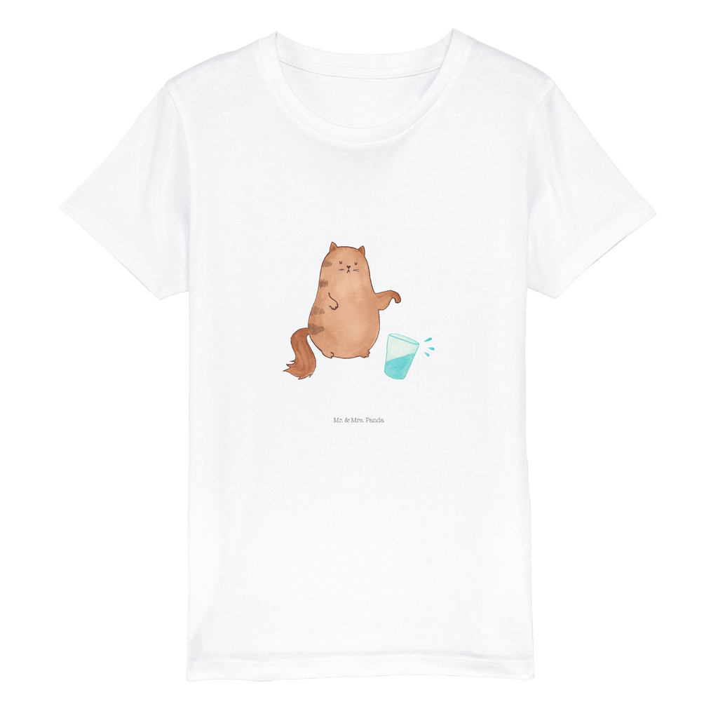 Organic Kinder T-Shirt Katze Wasserglas Kinder T-Shirt, Kinder T-Shirt Mädchen, Kinder T-Shirt Jungen, Katze, Katzenmotiv, Katzenfan, Katzendeko, Katzenfreund, Katzenliebhaber, Katzenprodukte, Katzenartikel, Katzenaccessoires, Katzensouvenirs, Katzenliebhaberprodukte, Katzenmotive, Katzen, Kater, Mietze, Cat, Cats, Katzenhalter, Katzenbesitzerin, Haustier, Wasser, Glas