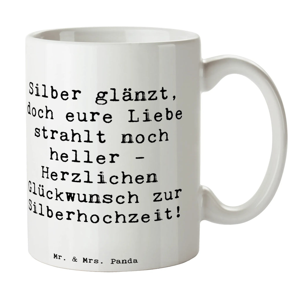 Tasse Spruch 25. Hochzeitstag Silberne Hochzeit Tasse, Kaffeetasse, Teetasse, Becher, Kaffeebecher, Teebecher, Keramiktasse, Porzellantasse, Büro Tasse, Geschenk Tasse, Tasse Sprüche, Tasse Motive, Kaffeetassen, Tasse bedrucken, Designer Tasse, Cappuccino Tassen, Schöne Teetassen, Hochzeit, Hochzeitsgeschenk, Ehe, Hochzeitsfeier, Trauung, Trauungsgeschenk, Hochzeitskarte, Verlobungsfeier, Verlobungsgeschenk, Hochzeitsgeschenkideen, Hochzeitsgeschenke für Brautpaar