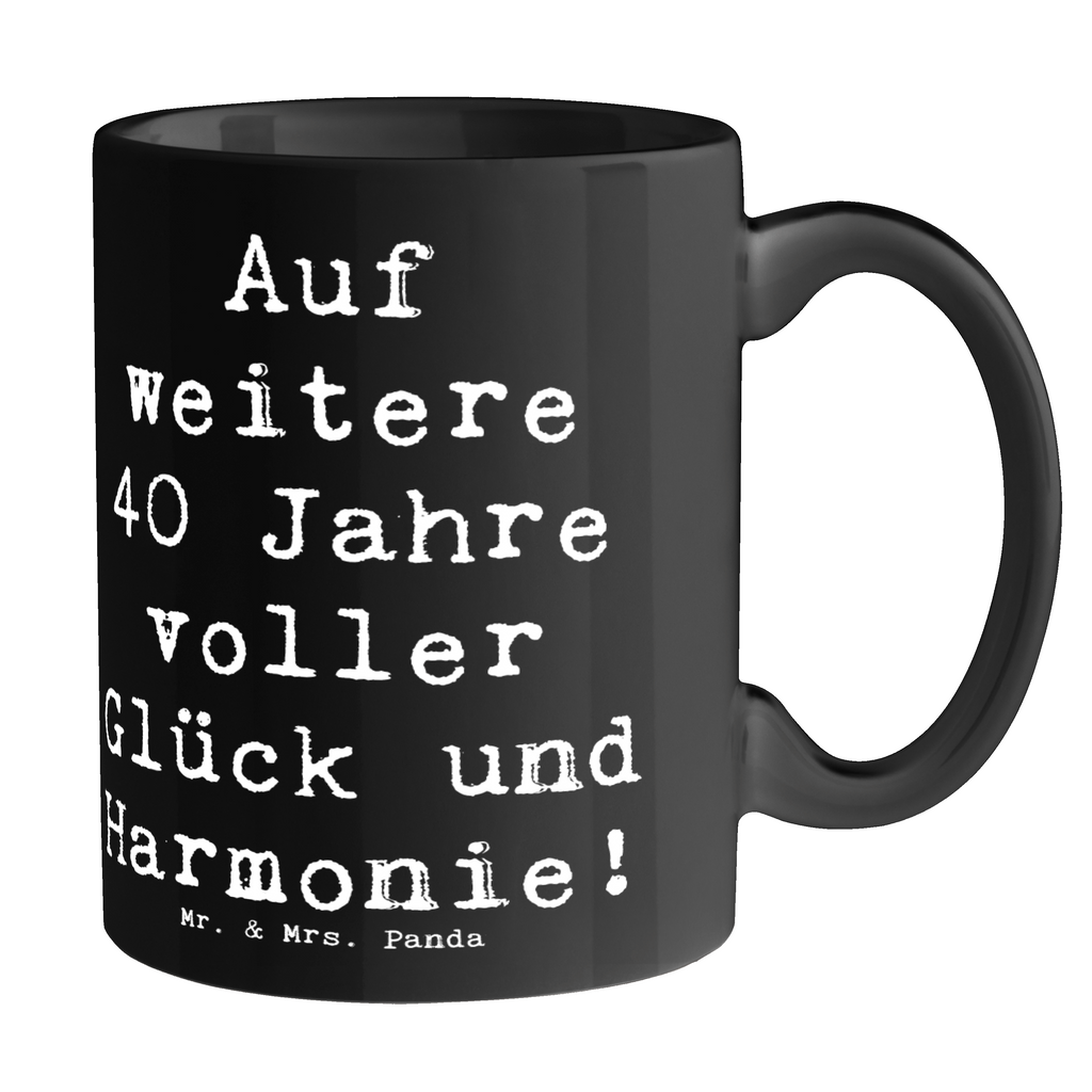 Tasse 40. Hochzeitstag Rubinhochzeit