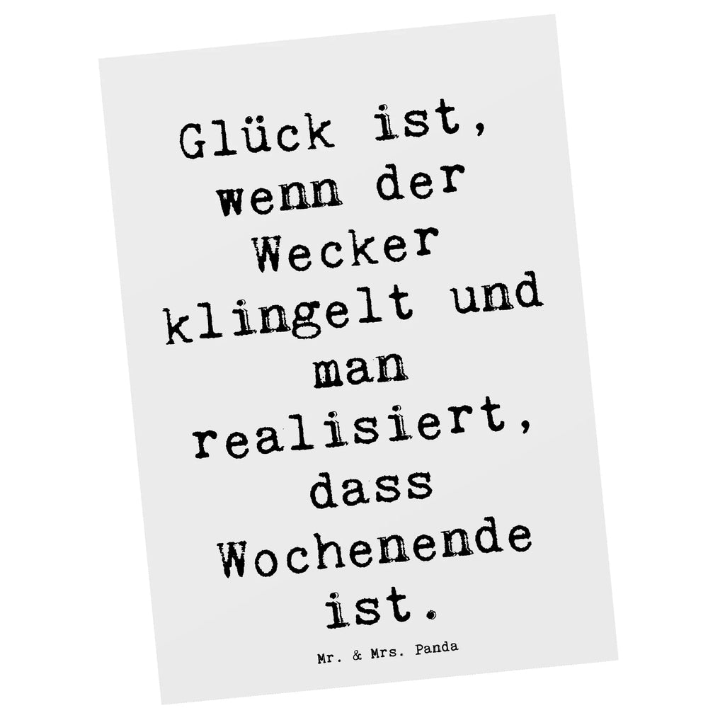 Postkarte Spruch Glück am Wochenende Postkarte, Karte, Geschenkkarte, Grußkarte, Einladung, Ansichtskarte, Geburtstagskarte, Einladungskarte, Dankeskarte, Ansichtskarten, Einladung Geburtstag, Einladungskarten Geburtstag