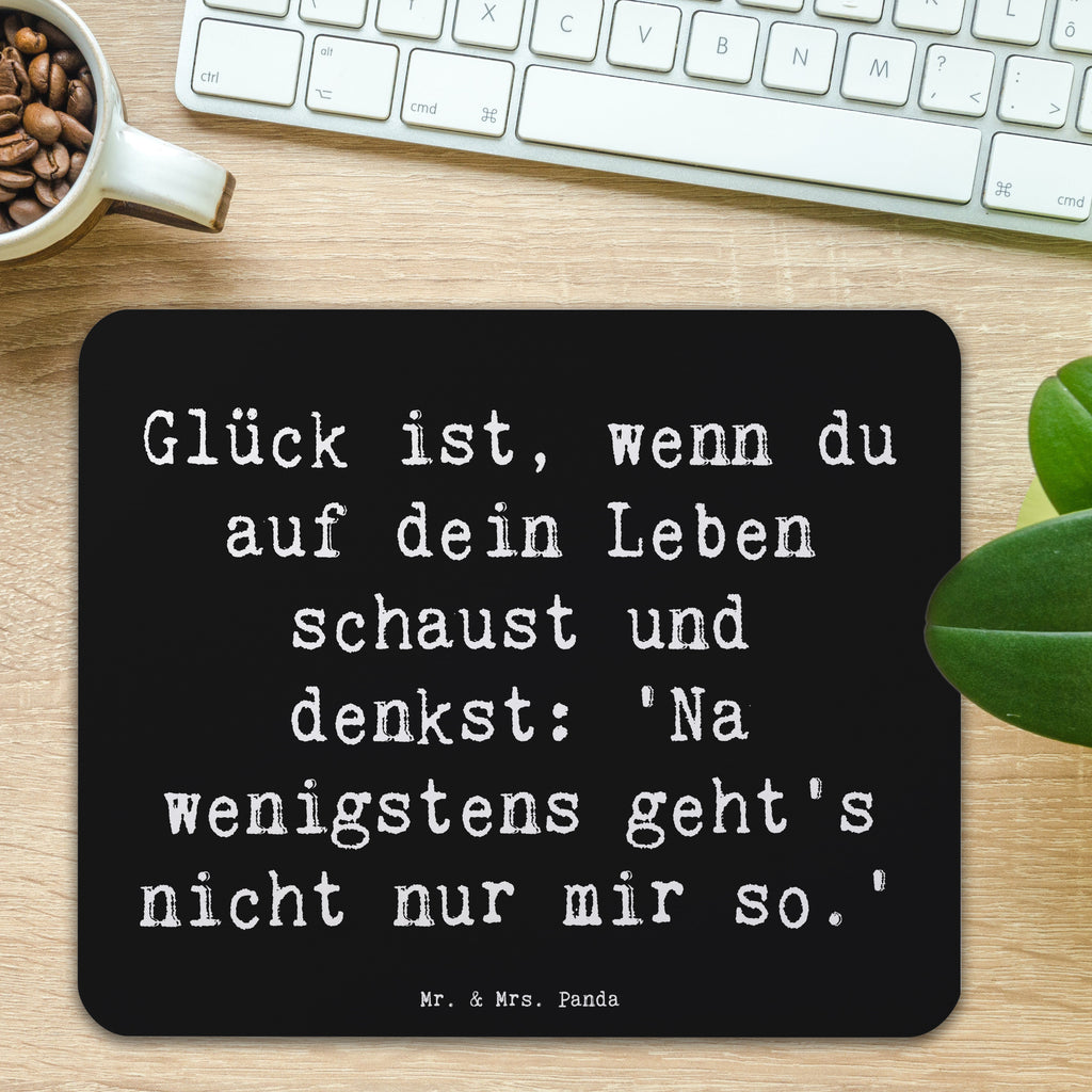 Mauspad Spruch Glück Gemeinsam Mousepad, Computer zubehör, Büroausstattung, PC Zubehör, Arbeitszimmer, Mauspad, Einzigartiges Mauspad, Designer Mauspad, Mausunterlage, Mauspad Büro