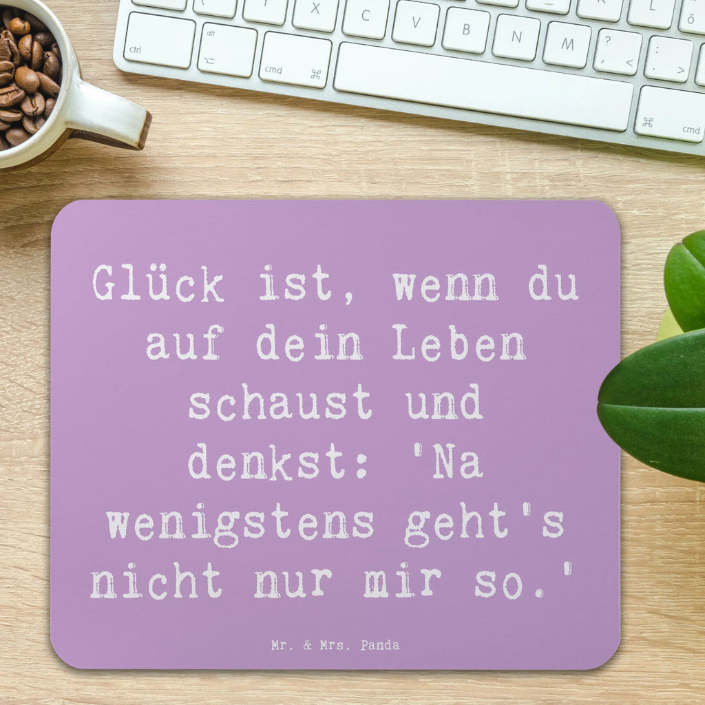 Mauspad Spruch Glück Gemeinsam Mousepad, Computer zubehör, Büroausstattung, PC Zubehör, Arbeitszimmer, Mauspad, Einzigartiges Mauspad, Designer Mauspad, Mausunterlage, Mauspad Büro