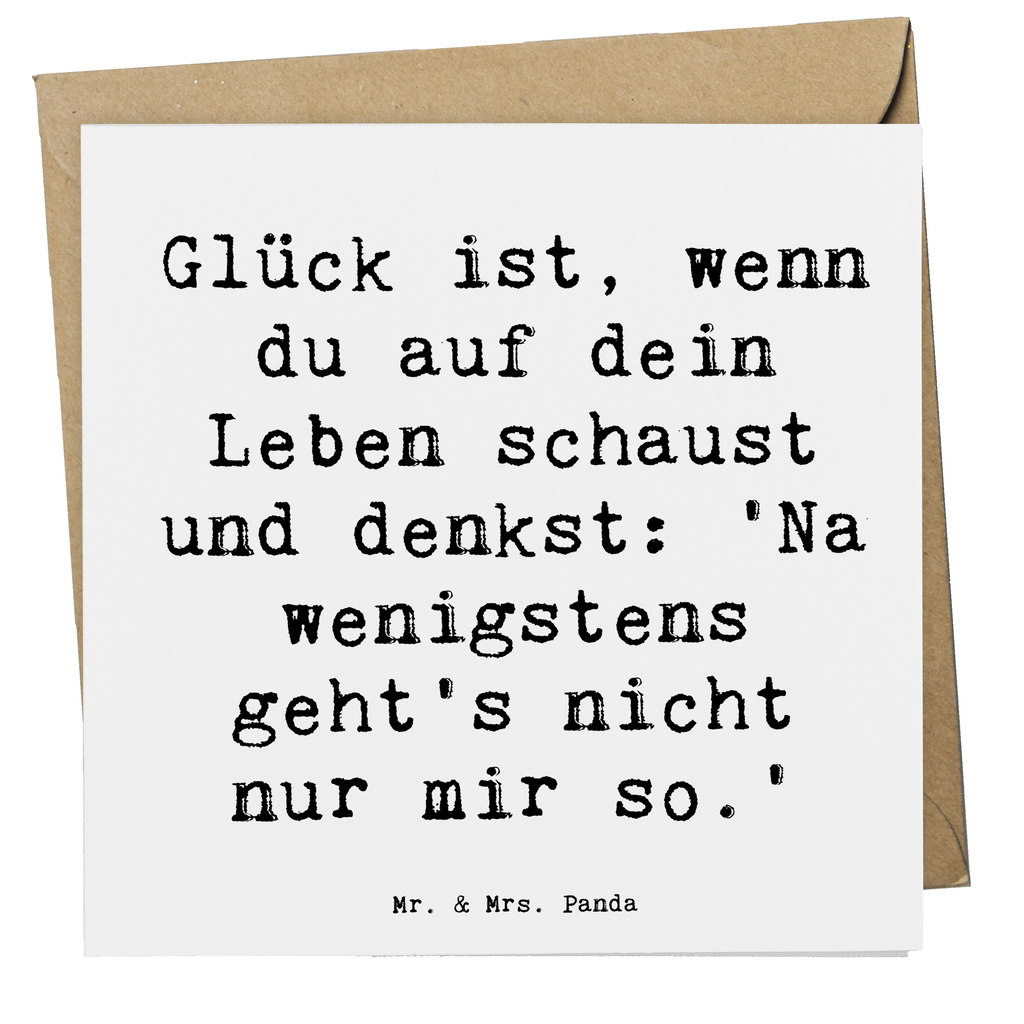 Deluxe Karte Spruch Glück Gemeinsam Karte, Grußkarte, Klappkarte, Einladungskarte, Glückwunschkarte, Hochzeitskarte, Geburtstagskarte, Hochwertige Grußkarte, Hochwertige Klappkarte