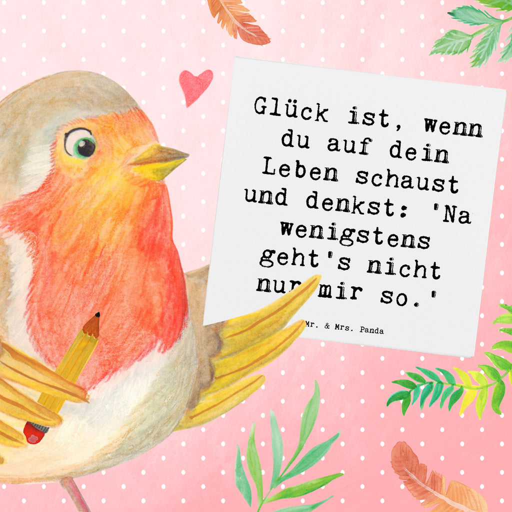 Deluxe Karte Spruch Glück Gemeinsam Karte, Grußkarte, Klappkarte, Einladungskarte, Glückwunschkarte, Hochzeitskarte, Geburtstagskarte, Hochwertige Grußkarte, Hochwertige Klappkarte