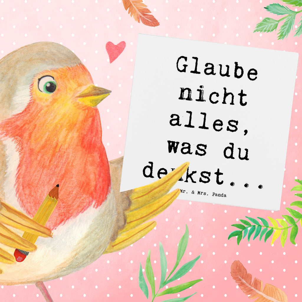 Deluxe Karte Spruch Selbstvertrauen und Klarheit Karte, Grußkarte, Klappkarte, Einladungskarte, Glückwunschkarte, Hochzeitskarte, Geburtstagskarte, Hochwertige Grußkarte, Hochwertige Klappkarte