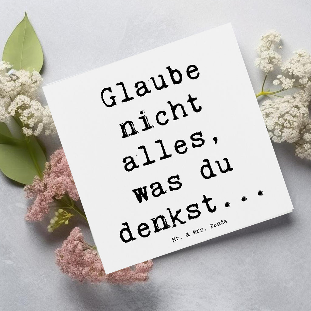 Deluxe Karte Spruch Selbstvertrauen und Klarheit Karte, Grußkarte, Klappkarte, Einladungskarte, Glückwunschkarte, Hochzeitskarte, Geburtstagskarte, Hochwertige Grußkarte, Hochwertige Klappkarte