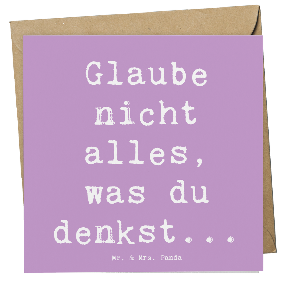 Deluxe Karte Spruch Selbstvertrauen und Klarheit Karte, Grußkarte, Klappkarte, Einladungskarte, Glückwunschkarte, Hochzeitskarte, Geburtstagskarte, Hochwertige Grußkarte, Hochwertige Klappkarte