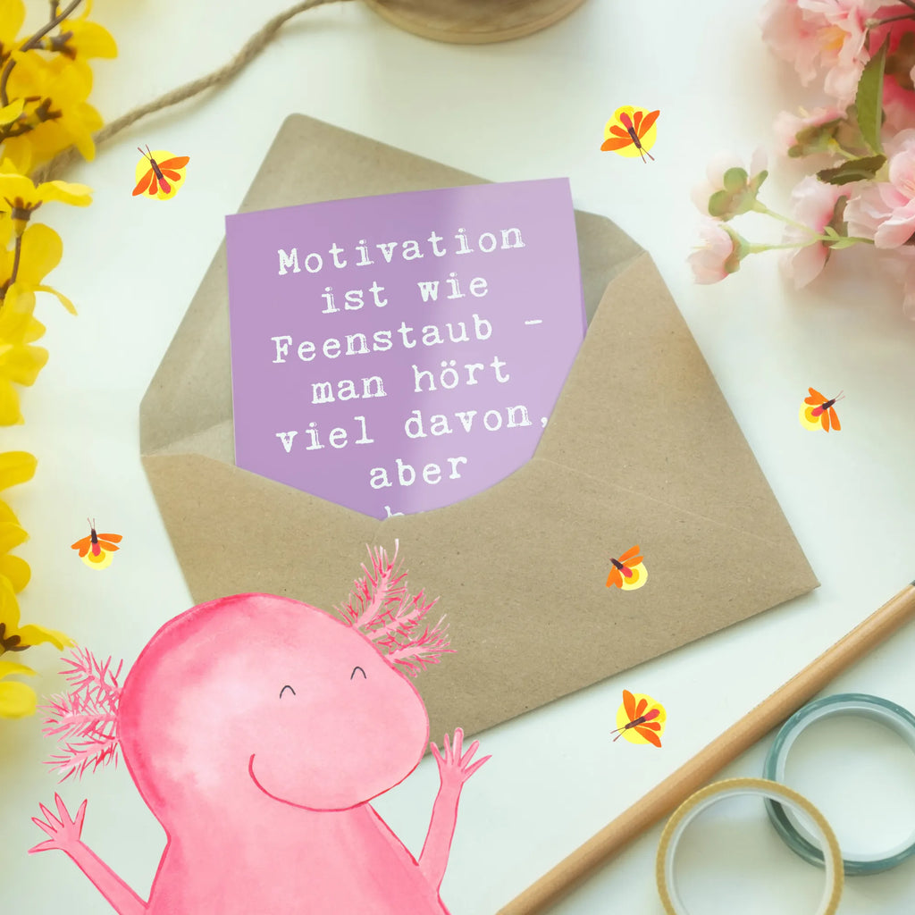 Grußkarte Spruch Magische Motivation Grußkarte, Klappkarte, Einladungskarte, Glückwunschkarte, Hochzeitskarte, Geburtstagskarte, Karte, Ansichtskarten