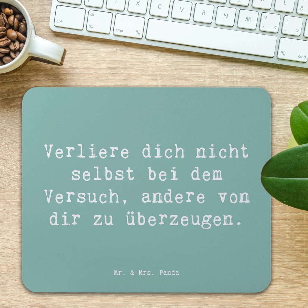 Mauspad Spruch Selbstzweifel vermeiden Mousepad, Computer zubehör, Büroausstattung, PC Zubehör, Arbeitszimmer, Mauspad, Einzigartiges Mauspad, Designer Mauspad, Mausunterlage, Mauspad Büro