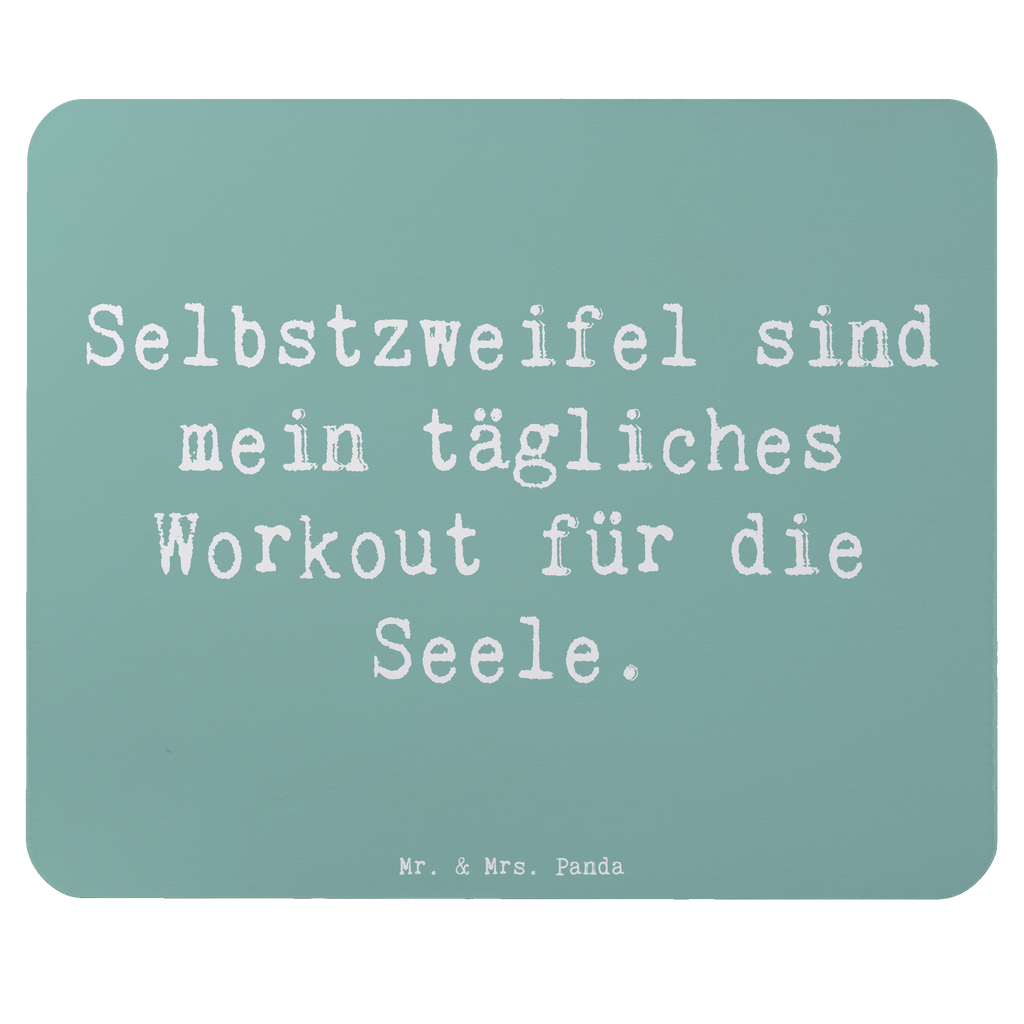 Mauspad Spruch Selbstzweifel Workout Mousepad, Computer zubehör, Büroausstattung, PC Zubehör, Arbeitszimmer, Mauspad, Einzigartiges Mauspad, Designer Mauspad, Mausunterlage, Mauspad Büro