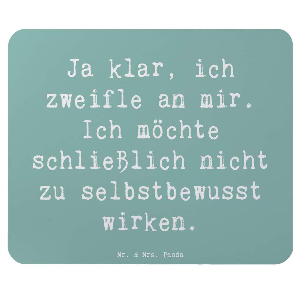 Mauspad Spruch Selbstzweifel Charm Mousepad, Computer zubehör, Büroausstattung, PC Zubehör, Arbeitszimmer, Mauspad, Einzigartiges Mauspad, Designer Mauspad, Mausunterlage, Mauspad Büro