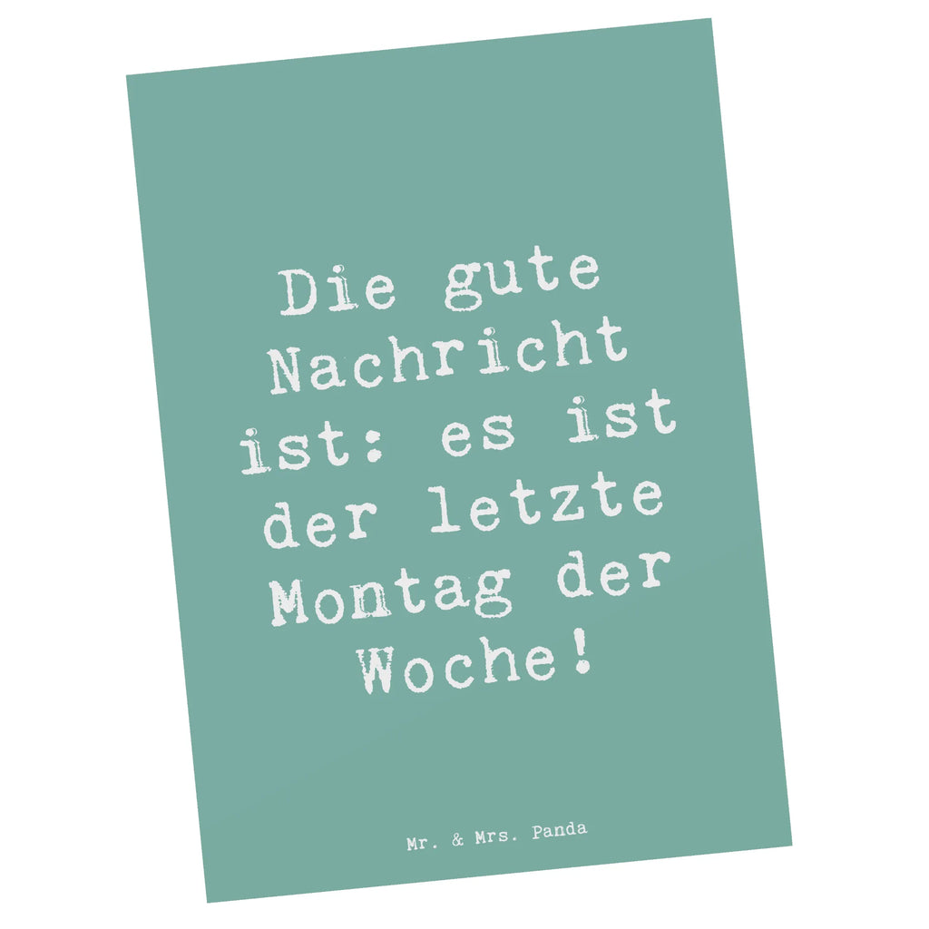 Postkarte Spruch Hoffnung Montag Postkarte, Karte, Geschenkkarte, Grußkarte, Einladung, Ansichtskarte, Geburtstagskarte, Einladungskarte, Dankeskarte, Ansichtskarten, Einladung Geburtstag, Einladungskarten Geburtstag