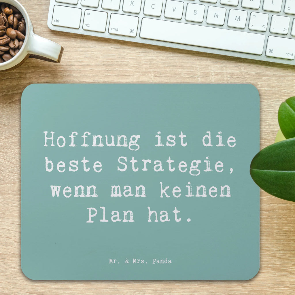 Mauspad Spruch Hoffnung Strategie Mousepad, Computer zubehör, Büroausstattung, PC Zubehör, Arbeitszimmer, Mauspad, Einzigartiges Mauspad, Designer Mauspad, Mausunterlage, Mauspad Büro