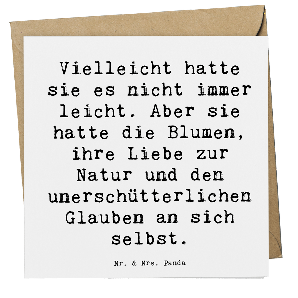 Deluxe Karte Spruch Hoffnung und Liebe Karte, Grußkarte, Klappkarte, Einladungskarte, Glückwunschkarte, Hochzeitskarte, Geburtstagskarte, Hochwertige Grußkarte, Hochwertige Klappkarte