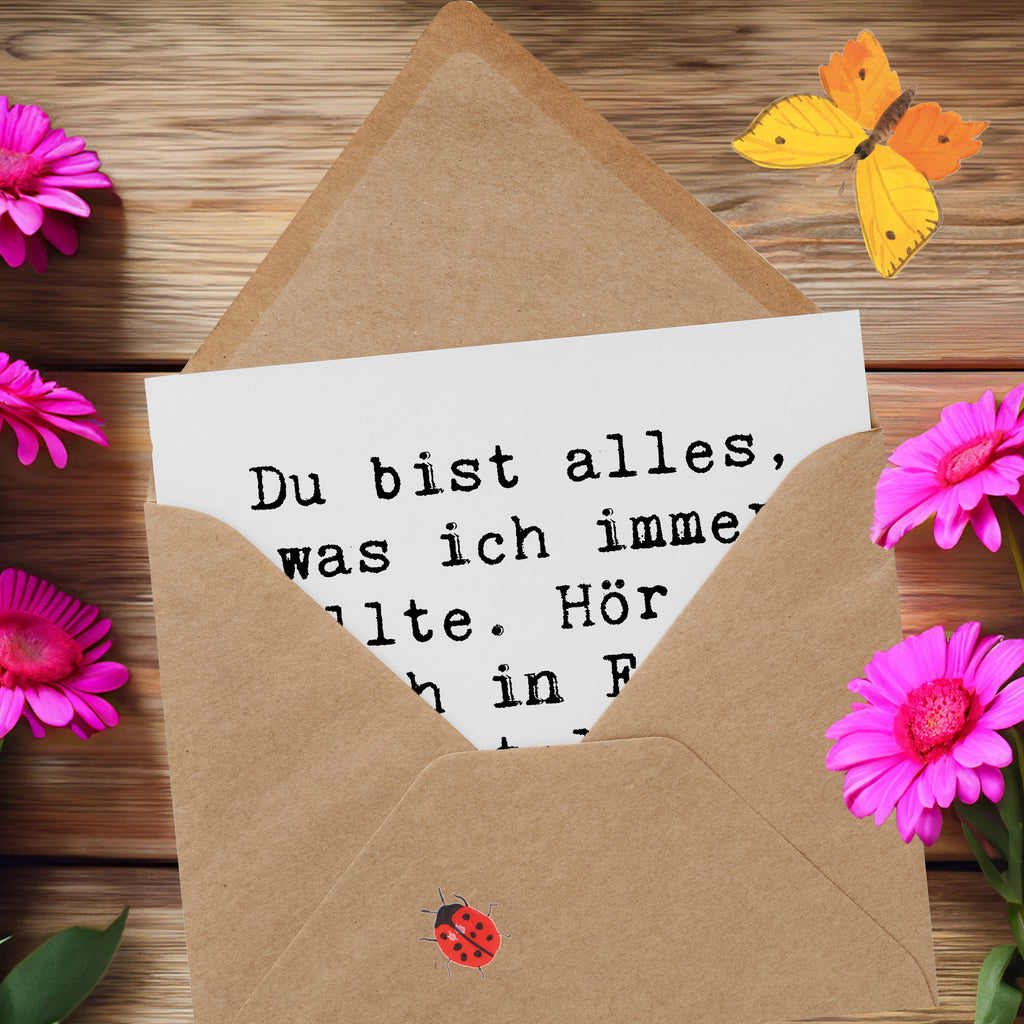 Deluxe Karte Spruch Hoffnung und Selbstliebe Karte, Grußkarte, Klappkarte, Einladungskarte, Glückwunschkarte, Hochzeitskarte, Geburtstagskarte, Hochwertige Grußkarte, Hochwertige Klappkarte