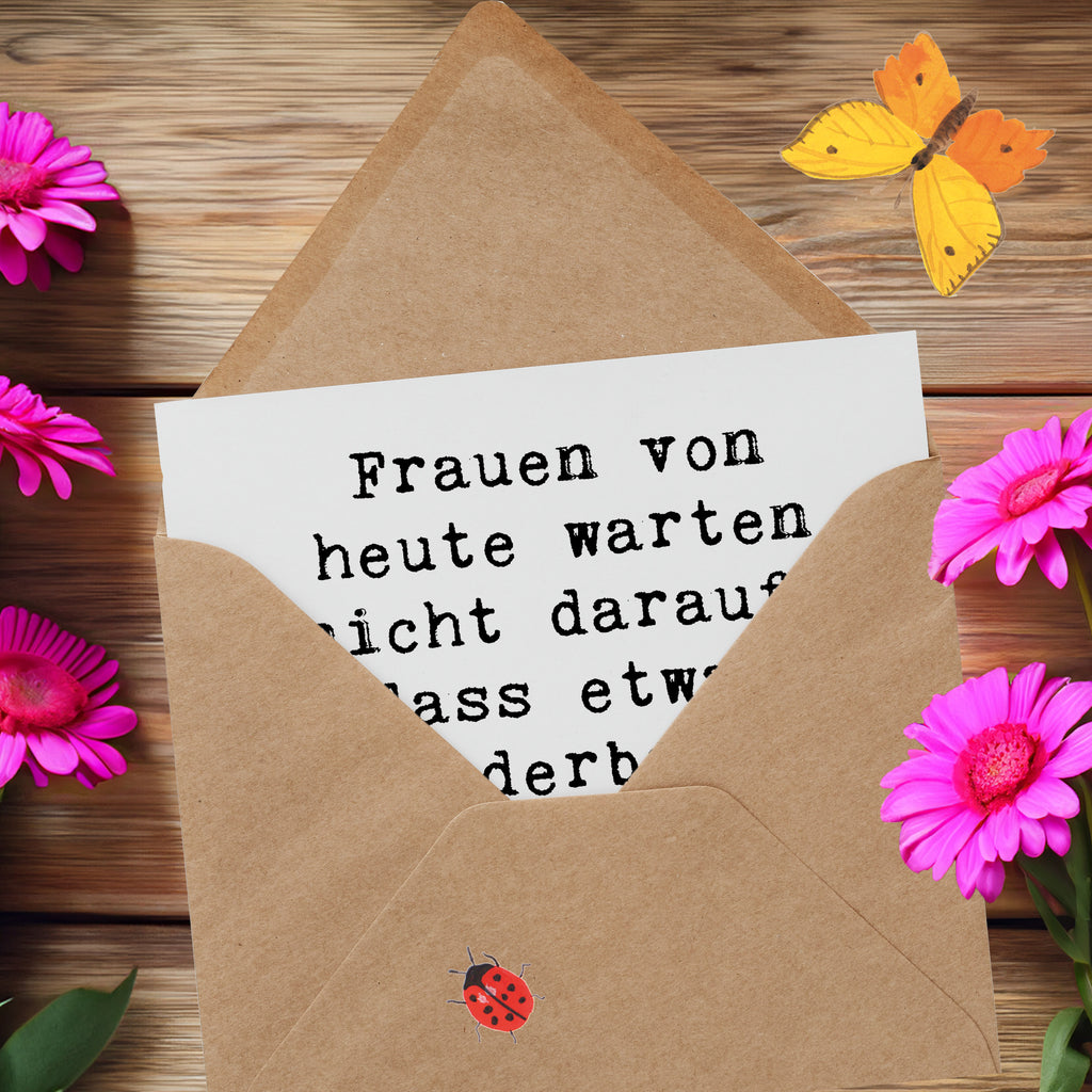 Deluxe Karte Spruch Hoffnung schaffen Karte, Grußkarte, Klappkarte, Einladungskarte, Glückwunschkarte, Hochzeitskarte, Geburtstagskarte, Hochwertige Grußkarte, Hochwertige Klappkarte