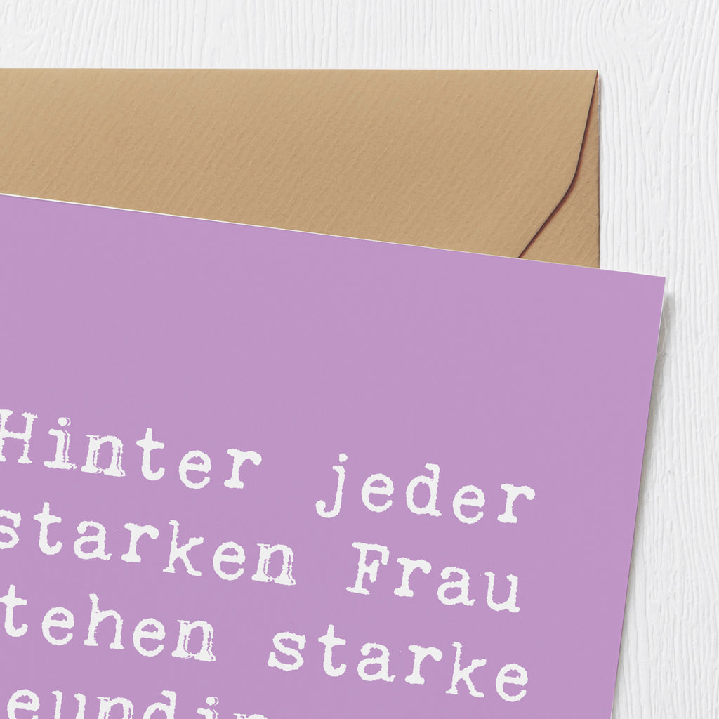 Deluxe Karte Spruch Hoffnung Freundinnen Karte, Grußkarte, Klappkarte, Einladungskarte, Glückwunschkarte, Hochzeitskarte, Geburtstagskarte, Hochwertige Grußkarte, Hochwertige Klappkarte