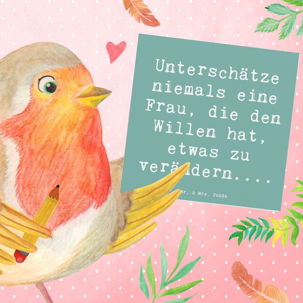 Deluxe Karte Spruch Hoffnung Veränderung Karte, Grußkarte, Klappkarte, Einladungskarte, Glückwunschkarte, Hochzeitskarte, Geburtstagskarte, Hochwertige Grußkarte, Hochwertige Klappkarte