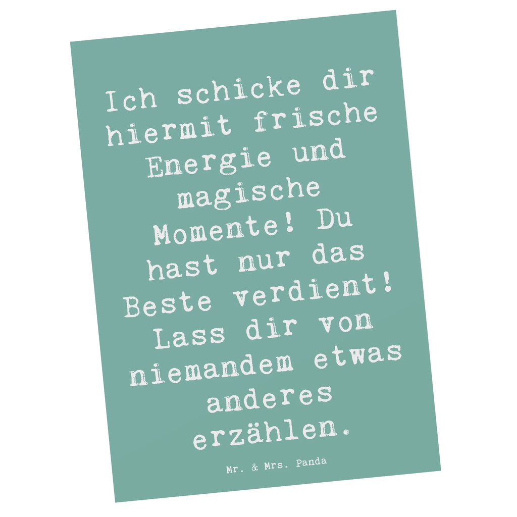 Postkarte Spruch Freude und Energie Postkarte, Karte, Geschenkkarte, Grußkarte, Einladung, Ansichtskarte, Geburtstagskarte, Einladungskarte, Dankeskarte, Ansichtskarten, Einladung Geburtstag, Einladungskarten Geburtstag