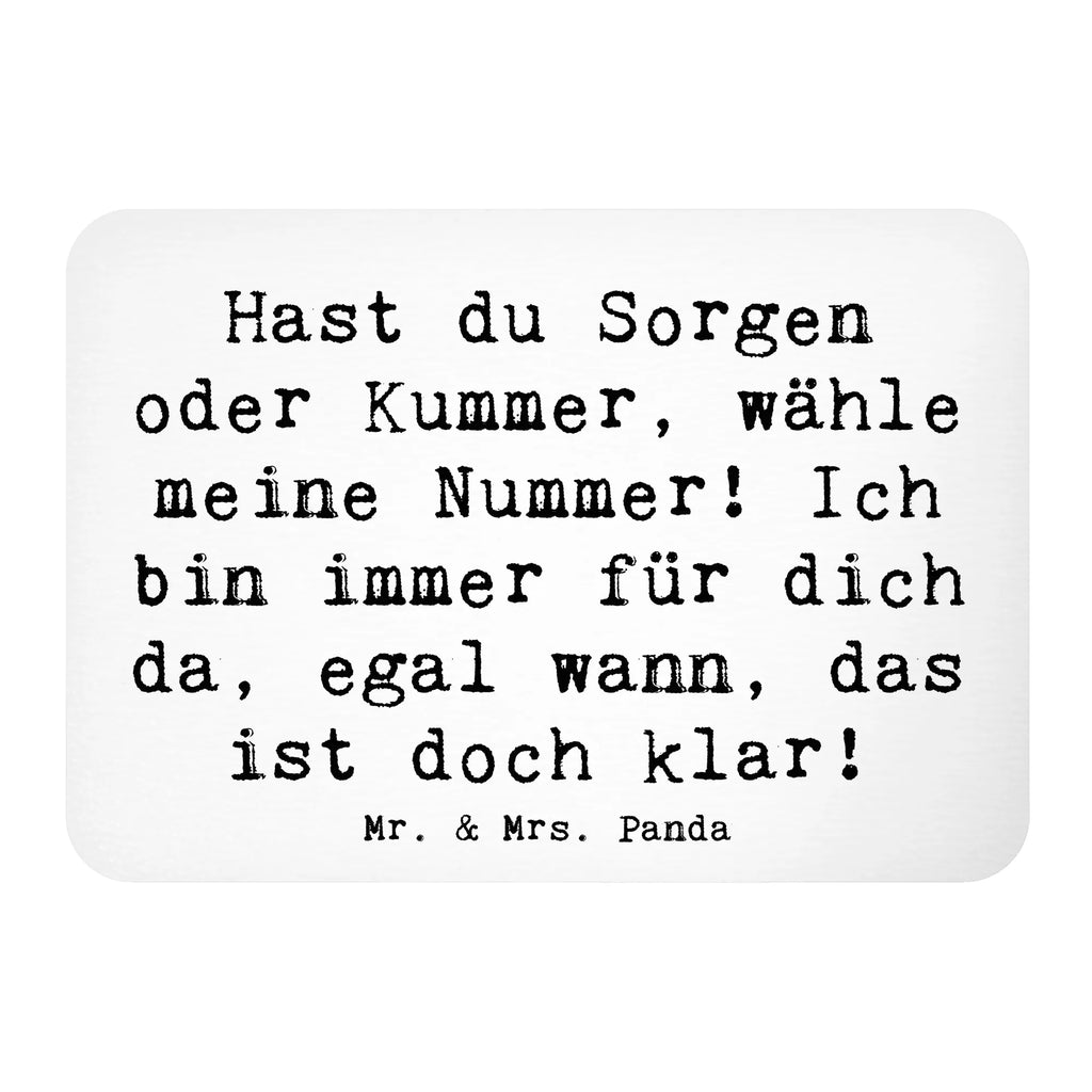 Magnet Spruch Trost Nummer Kühlschrankmagnet, Pinnwandmagnet, Souvenir Magnet, Motivmagnete, Dekomagnet, Whiteboard Magnet, Notiz Magnet, Kühlschrank Dekoration