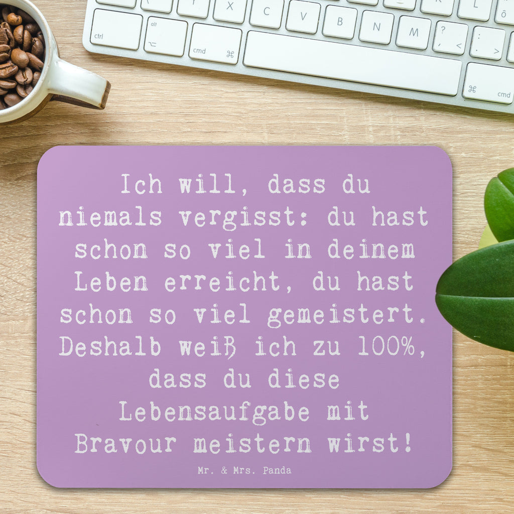 Mauspad Spruch Trost Erinnerungen Mousepad, Computer zubehör, Büroausstattung, PC Zubehör, Arbeitszimmer, Mauspad, Einzigartiges Mauspad, Designer Mauspad, Mausunterlage, Mauspad Büro