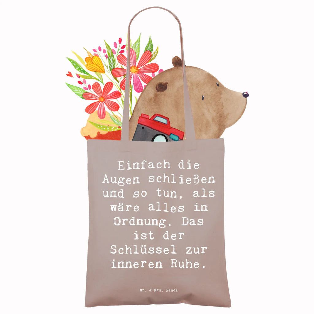 Tragetasche Spruch Innere Ruhe Beuteltasche, Beutel, Einkaufstasche, Jutebeutel, Stoffbeutel, Tasche, Shopper, Umhängetasche, Strandtasche, Schultertasche, Stofftasche, Tragetasche, Badetasche, Jutetasche, Einkaufstüte, Laptoptasche