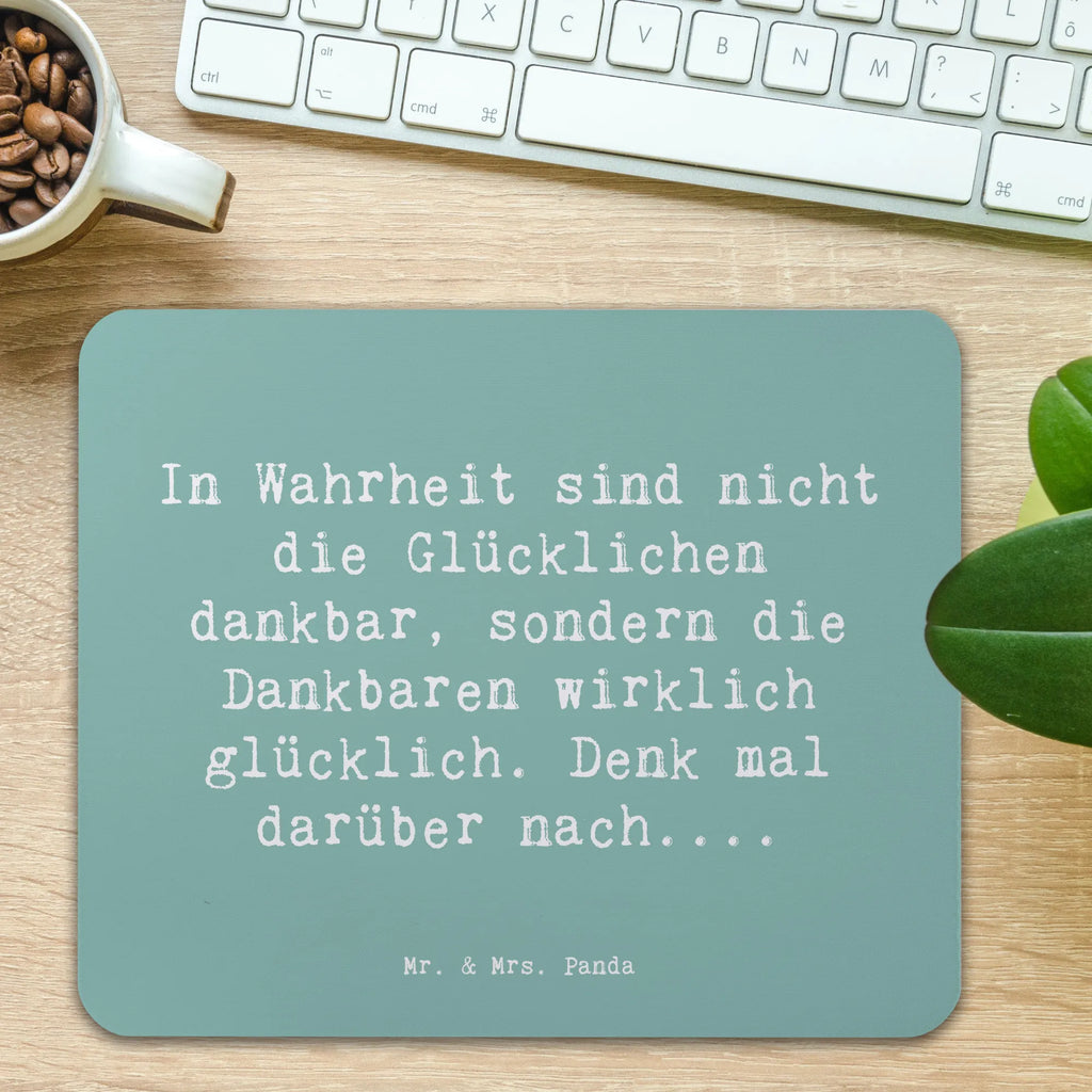 Mauspad Spruch Dankbarkeit für kleine Dinge Mousepad, Computer zubehör, Büroausstattung, PC Zubehör, Arbeitszimmer, Mauspad, Einzigartiges Mauspad, Designer Mauspad, Mausunterlage, Mauspad Büro