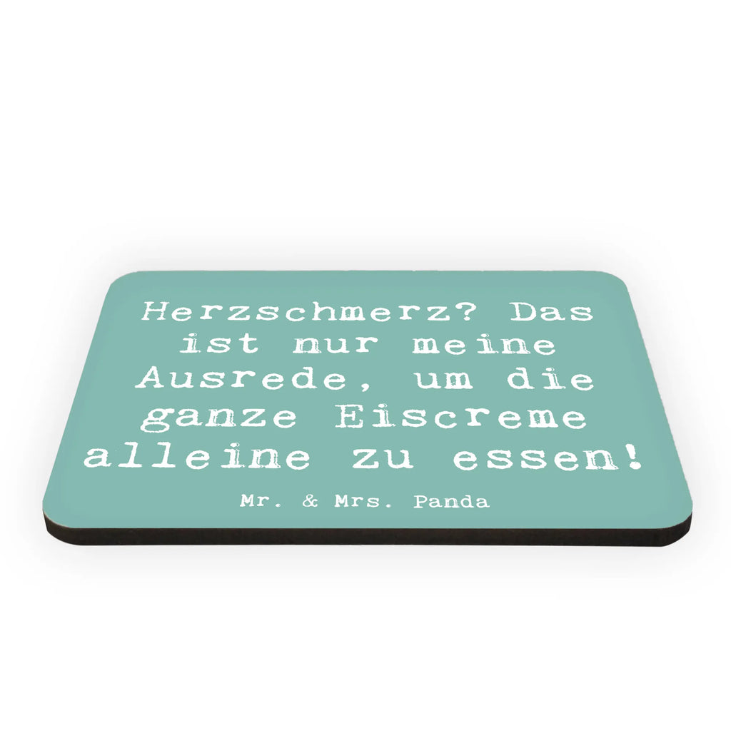 Magnet Spruch Herzschmerz Eiscreme Kühlschrankmagnet, Pinnwandmagnet, Souvenir Magnet, Motivmagnete, Dekomagnet, Whiteboard Magnet, Notiz Magnet, Kühlschrank Dekoration