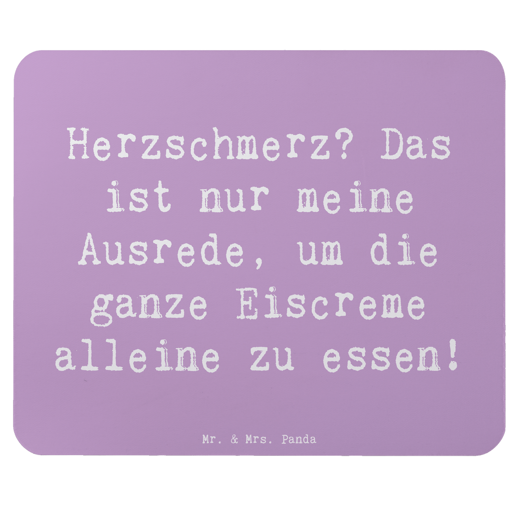 Mauspad Spruch Herzschmerz Eiscreme Mousepad, Computer zubehör, Büroausstattung, PC Zubehör, Arbeitszimmer, Mauspad, Einzigartiges Mauspad, Designer Mauspad, Mausunterlage, Mauspad Büro