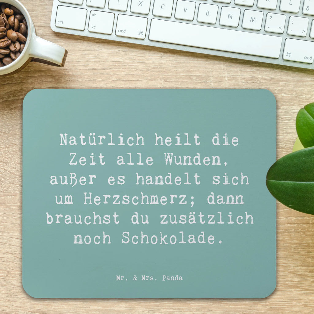 Mauspad Spruch Herzschmerz Schokolade Mousepad, Computer zubehör, Büroausstattung, PC Zubehör, Arbeitszimmer, Mauspad, Einzigartiges Mauspad, Designer Mauspad, Mausunterlage, Mauspad Büro