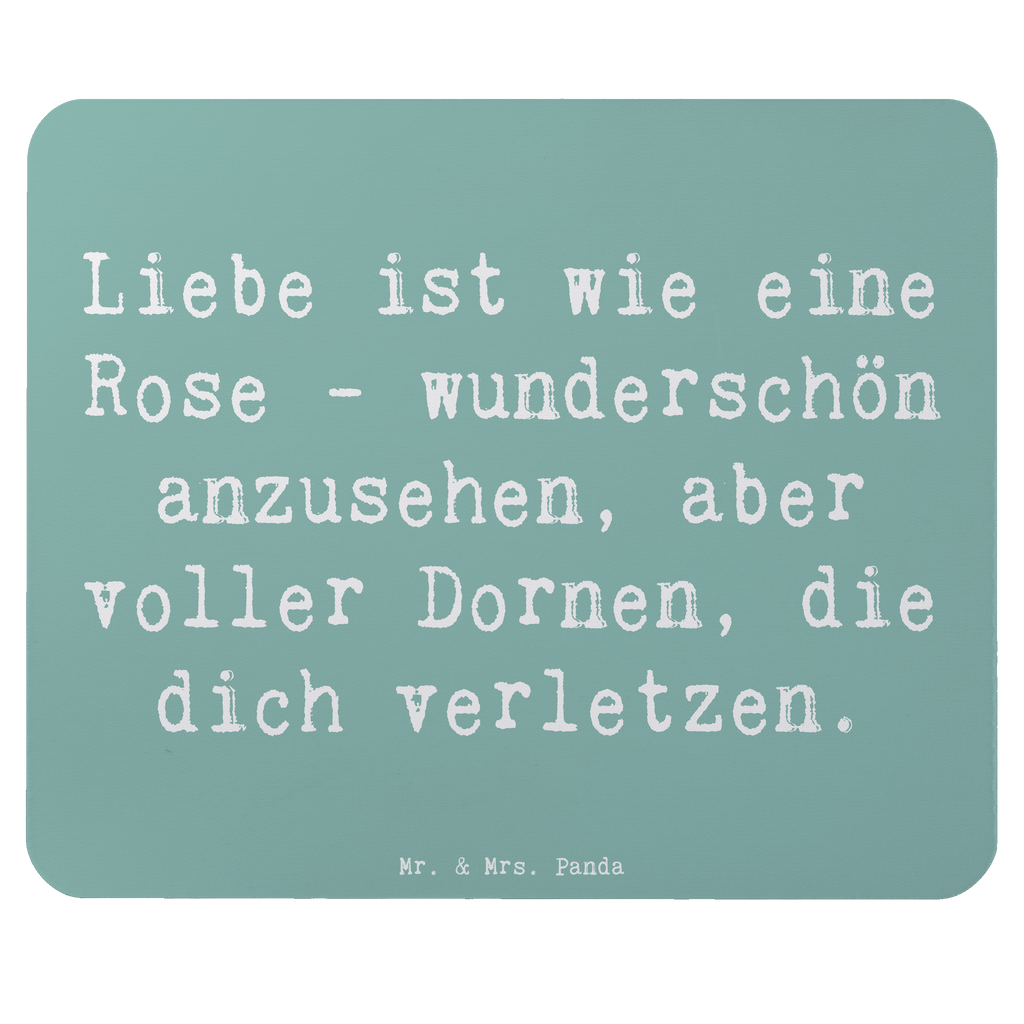 Mauspad Spruch Rose Herzschmerz Mousepad, Computer zubehör, Büroausstattung, PC Zubehör, Arbeitszimmer, Mauspad, Einzigartiges Mauspad, Designer Mauspad, Mausunterlage, Mauspad Büro