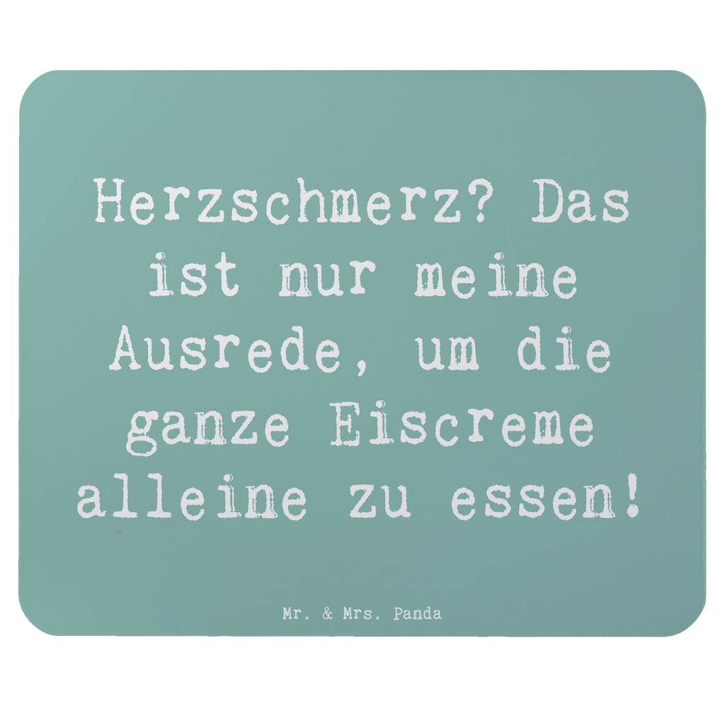 Mauspad Spruch Herzschmerz Eiscreme Mousepad, Computer zubehör, Büroausstattung, PC Zubehör, Arbeitszimmer, Mauspad, Einzigartiges Mauspad, Designer Mauspad, Mausunterlage, Mauspad Büro