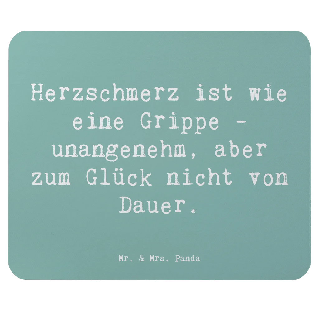 Mauspad Spruch Herzschmerz Grippe Mousepad, Computer zubehör, Büroausstattung, PC Zubehör, Arbeitszimmer, Mauspad, Einzigartiges Mauspad, Designer Mauspad, Mausunterlage, Mauspad Büro