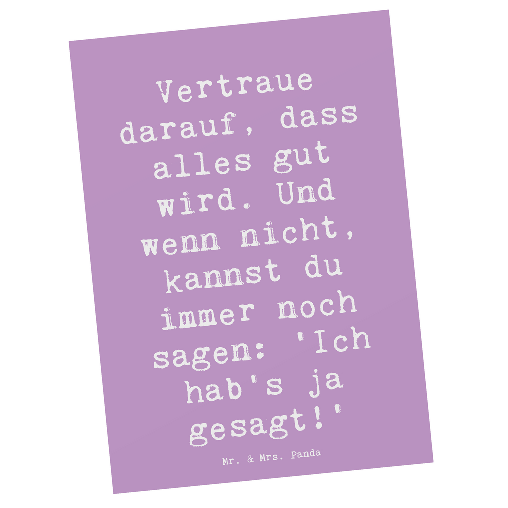 Postkarte Spruch Schutz & Vertrauen Postkarte, Karte, Geschenkkarte, Grußkarte, Einladung, Ansichtskarte, Geburtstagskarte, Einladungskarte, Dankeskarte, Ansichtskarten, Einladung Geburtstag, Einladungskarten Geburtstag