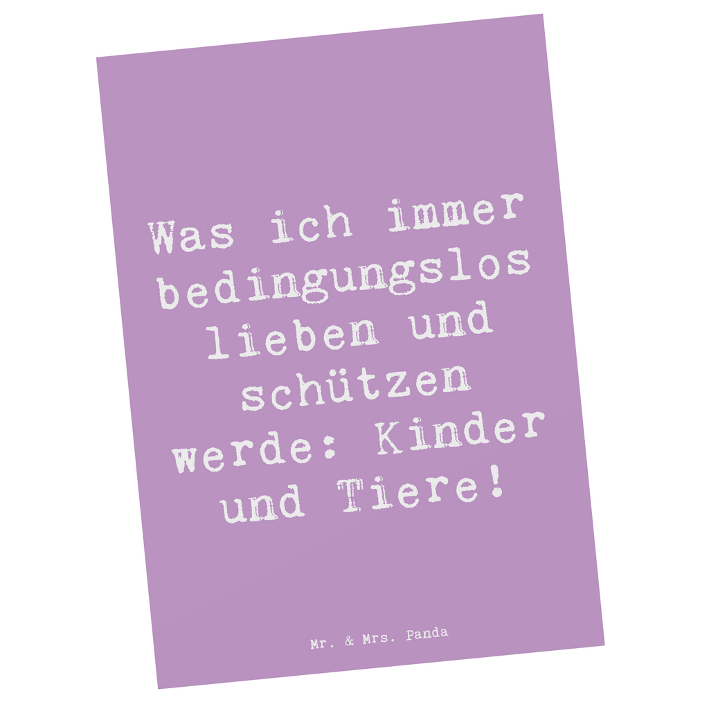 Postkarte Spruch Schutz für Kinder Postkarte, Karte, Geschenkkarte, Grußkarte, Einladung, Ansichtskarte, Geburtstagskarte, Einladungskarte, Dankeskarte, Ansichtskarten, Einladung Geburtstag, Einladungskarten Geburtstag