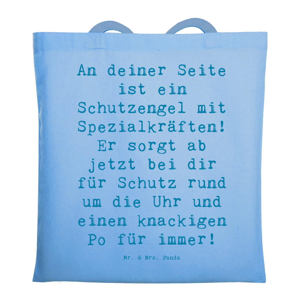 Tragetasche Spruch Schutz Schutzengel Beuteltasche, Beutel, Einkaufstasche, Jutebeutel, Stoffbeutel, Tasche, Shopper, Umhängetasche, Strandtasche, Schultertasche, Stofftasche, Tragetasche, Badetasche, Jutetasche, Einkaufstüte, Laptoptasche