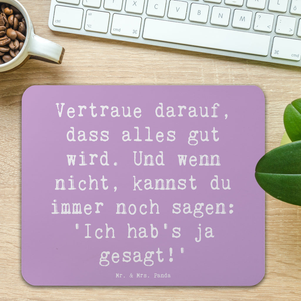 Mauspad Spruch Schutz & Vertrauen Mousepad, Computer zubehör, Büroausstattung, PC Zubehör, Arbeitszimmer, Mauspad, Einzigartiges Mauspad, Designer Mauspad, Mausunterlage, Mauspad Büro