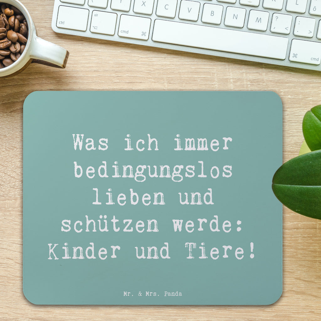 Mauspad Spruch Schutz für Kinder Mousepad, Computer zubehör, Büroausstattung, PC Zubehör, Arbeitszimmer, Mauspad, Einzigartiges Mauspad, Designer Mauspad, Mausunterlage, Mauspad Büro