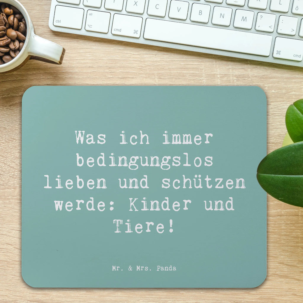 Mauspad Spruch Schutz für Kinder Mousepad, Computer zubehör, Büroausstattung, PC Zubehör, Arbeitszimmer, Mauspad, Einzigartiges Mauspad, Designer Mauspad, Mausunterlage, Mauspad Büro