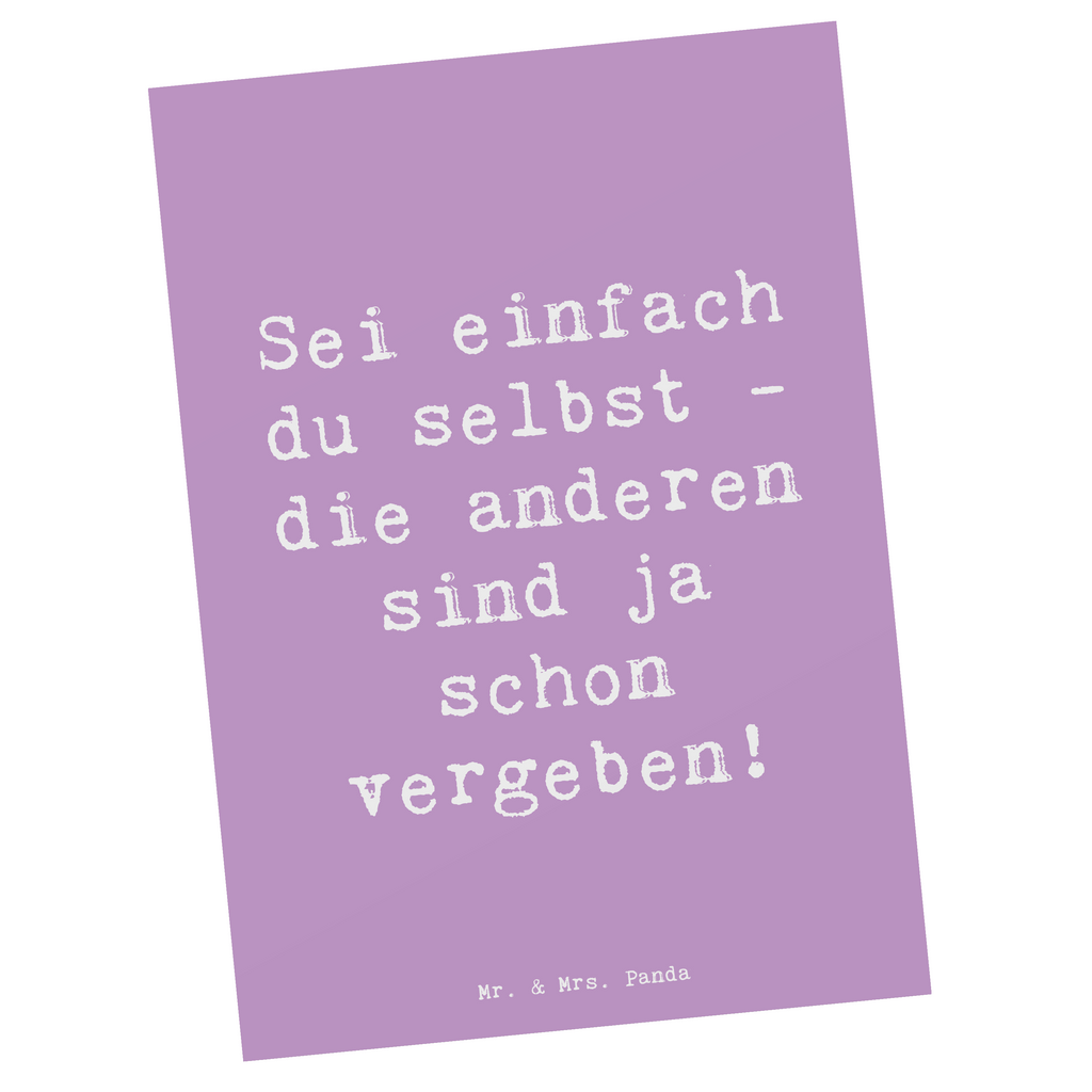 Postkarte Spruch Selbstakzeptanz Einzigartig Postkarte, Karte, Geschenkkarte, Grußkarte, Einladung, Ansichtskarte, Geburtstagskarte, Einladungskarte, Dankeskarte, Ansichtskarten, Einladung Geburtstag, Einladungskarten Geburtstag