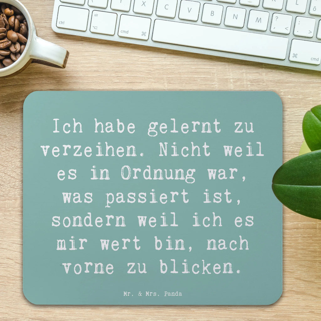 Mauspad Spruch Vergebung und Neubeginn Mousepad, Computer zubehör, Büroausstattung, PC Zubehör, Arbeitszimmer, Mauspad, Einzigartiges Mauspad, Designer Mauspad, Mausunterlage, Mauspad Büro