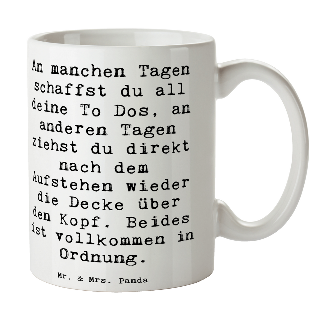 Tasse Tapferkeit im Alltag