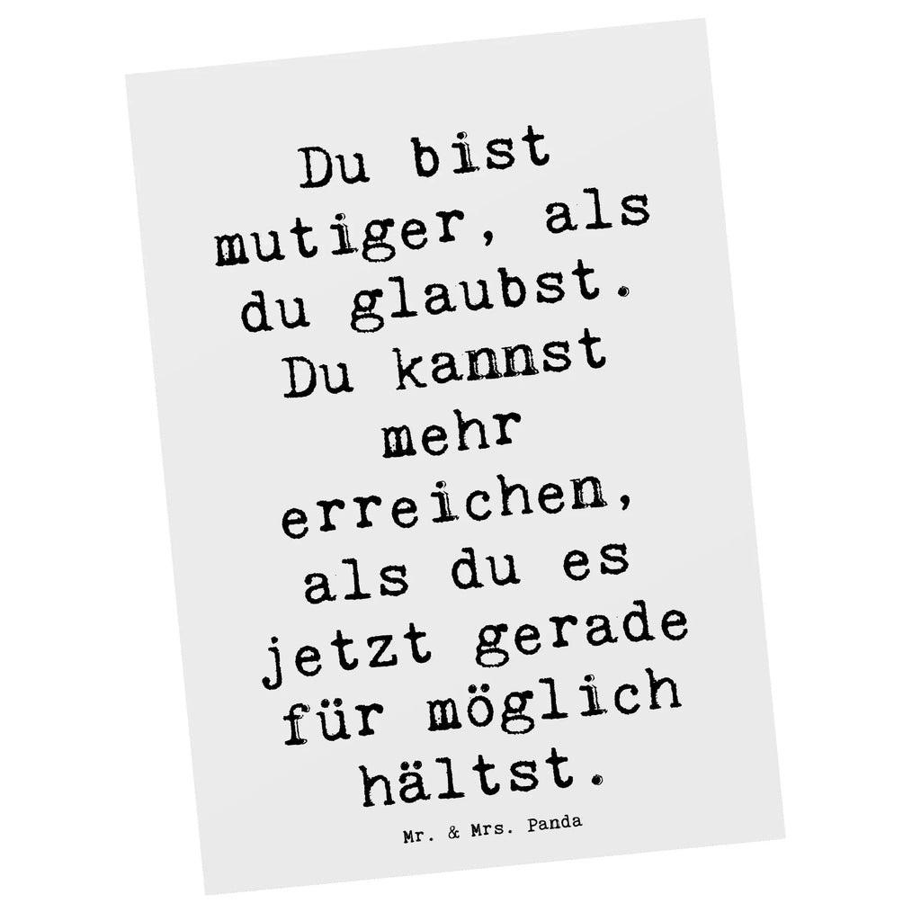 Postkarte Spruch Mut und Tapferkeit Postkarte, Karte, Geschenkkarte, Grußkarte, Einladung, Ansichtskarte, Geburtstagskarte, Einladungskarte, Dankeskarte, Ansichtskarten, Einladung Geburtstag, Einladungskarten Geburtstag