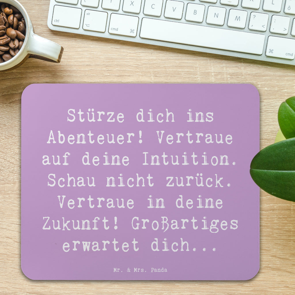 Mauspad Spruch Tapferkeit und Intuition Mousepad, Computer zubehör, Büroausstattung, PC Zubehör, Arbeitszimmer, Mauspad, Einzigartiges Mauspad, Designer Mauspad, Mausunterlage, Mauspad Büro