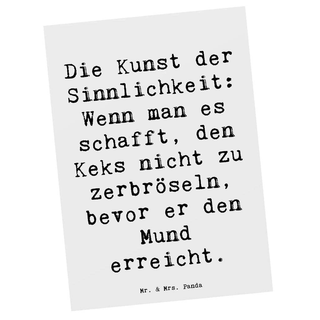 Postkarte Spruch Kunst der Sinnlichkeit Postkarte, Karte, Geschenkkarte, Grußkarte, Einladung, Ansichtskarte, Geburtstagskarte, Einladungskarte, Dankeskarte, Ansichtskarten, Einladung Geburtstag, Einladungskarten Geburtstag