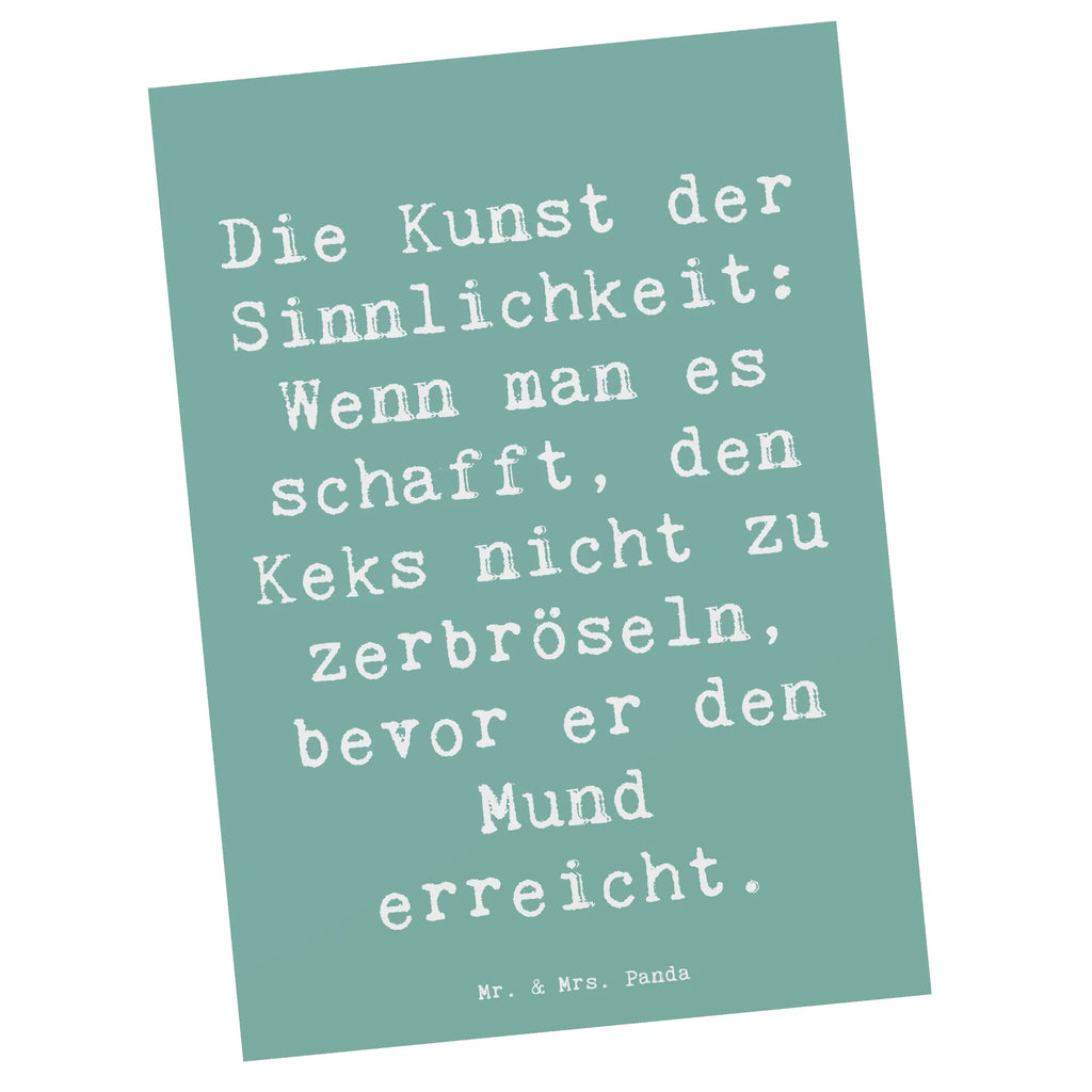 Postkarte Spruch Kunst der Sinnlichkeit Postkarte, Karte, Geschenkkarte, Grußkarte, Einladung, Ansichtskarte, Geburtstagskarte, Einladungskarte, Dankeskarte, Ansichtskarten, Einladung Geburtstag, Einladungskarten Geburtstag