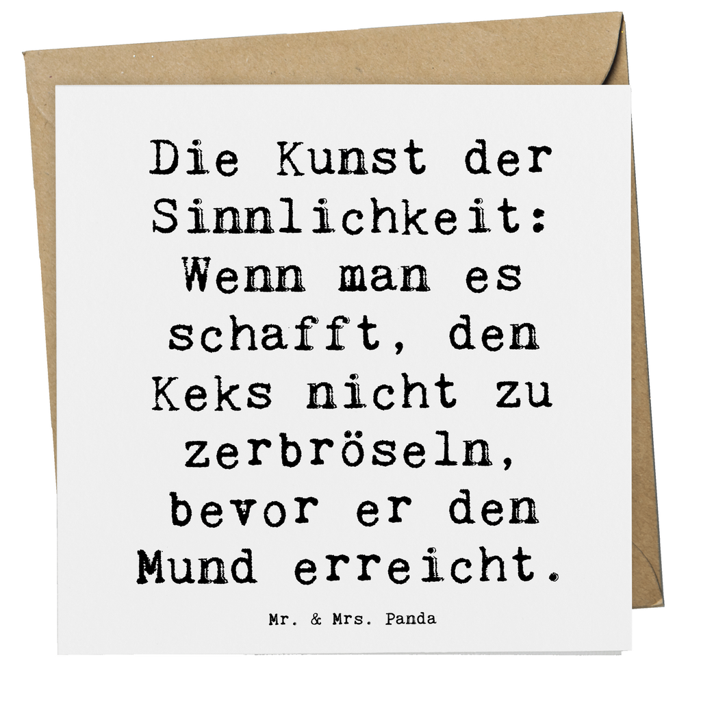 Deluxe Karte Spruch Kunst der Sinnlichkeit Karte, Grußkarte, Klappkarte, Einladungskarte, Glückwunschkarte, Hochzeitskarte, Geburtstagskarte, Hochwertige Grußkarte, Hochwertige Klappkarte