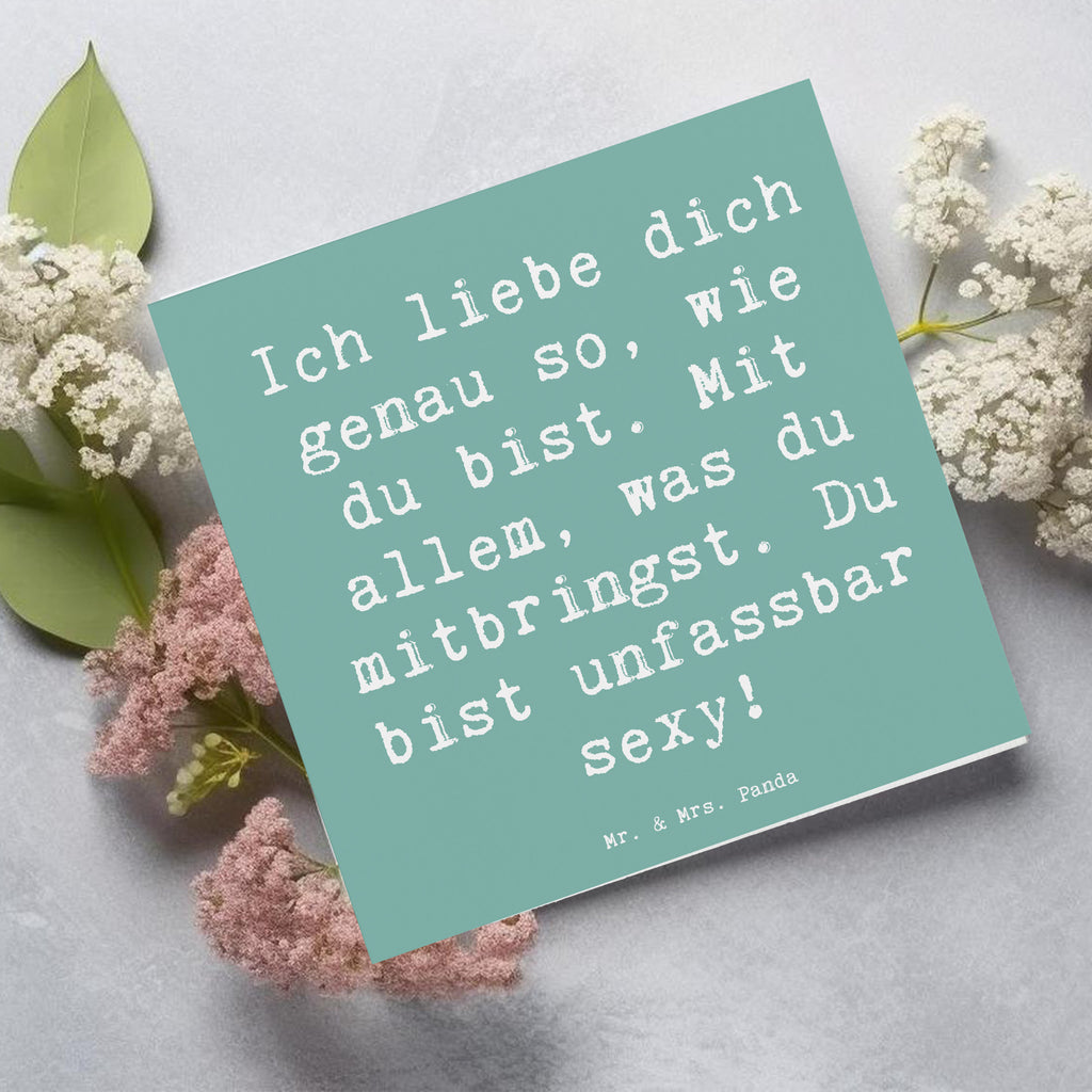 Deluxe Karte Spruch Sinnlichkeit lieben Karte, Grußkarte, Klappkarte, Einladungskarte, Glückwunschkarte, Hochzeitskarte, Geburtstagskarte, Hochwertige Grußkarte, Hochwertige Klappkarte