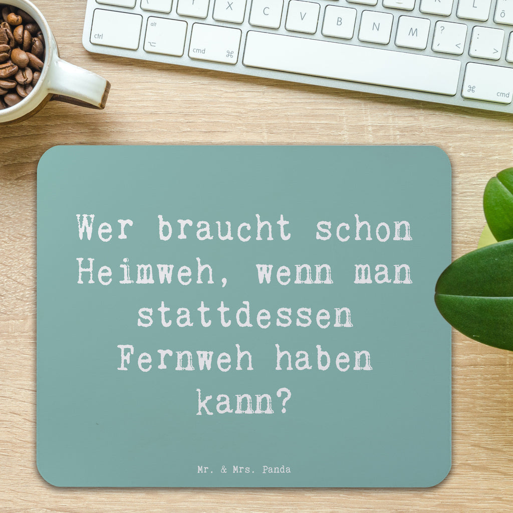 Mauspad Spruch Heimweh oder Fernweh Mousepad, Computer zubehör, Büroausstattung, PC Zubehör, Arbeitszimmer, Mauspad, Einzigartiges Mauspad, Designer Mauspad, Mausunterlage, Mauspad Büro